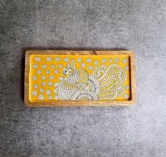 Handcrafted Mango Wood Hand Painted Serving Tray